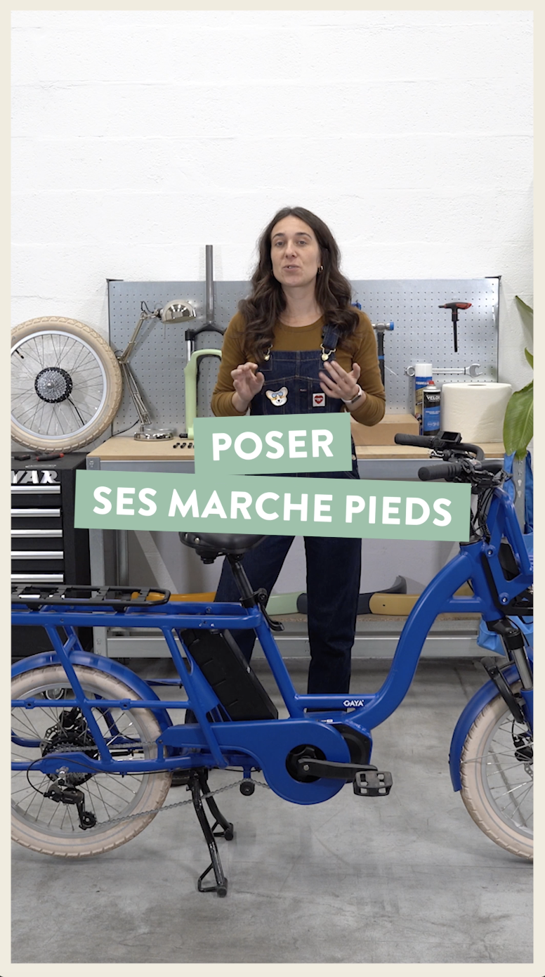 Poser ses marche-pieds