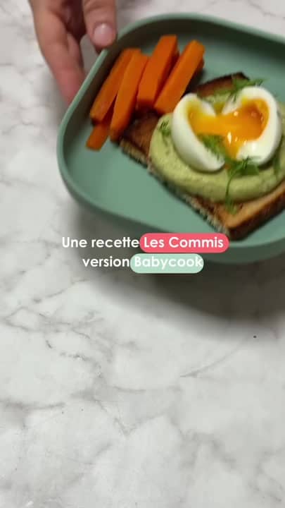 Recette brocamole et mouillettes vapeur