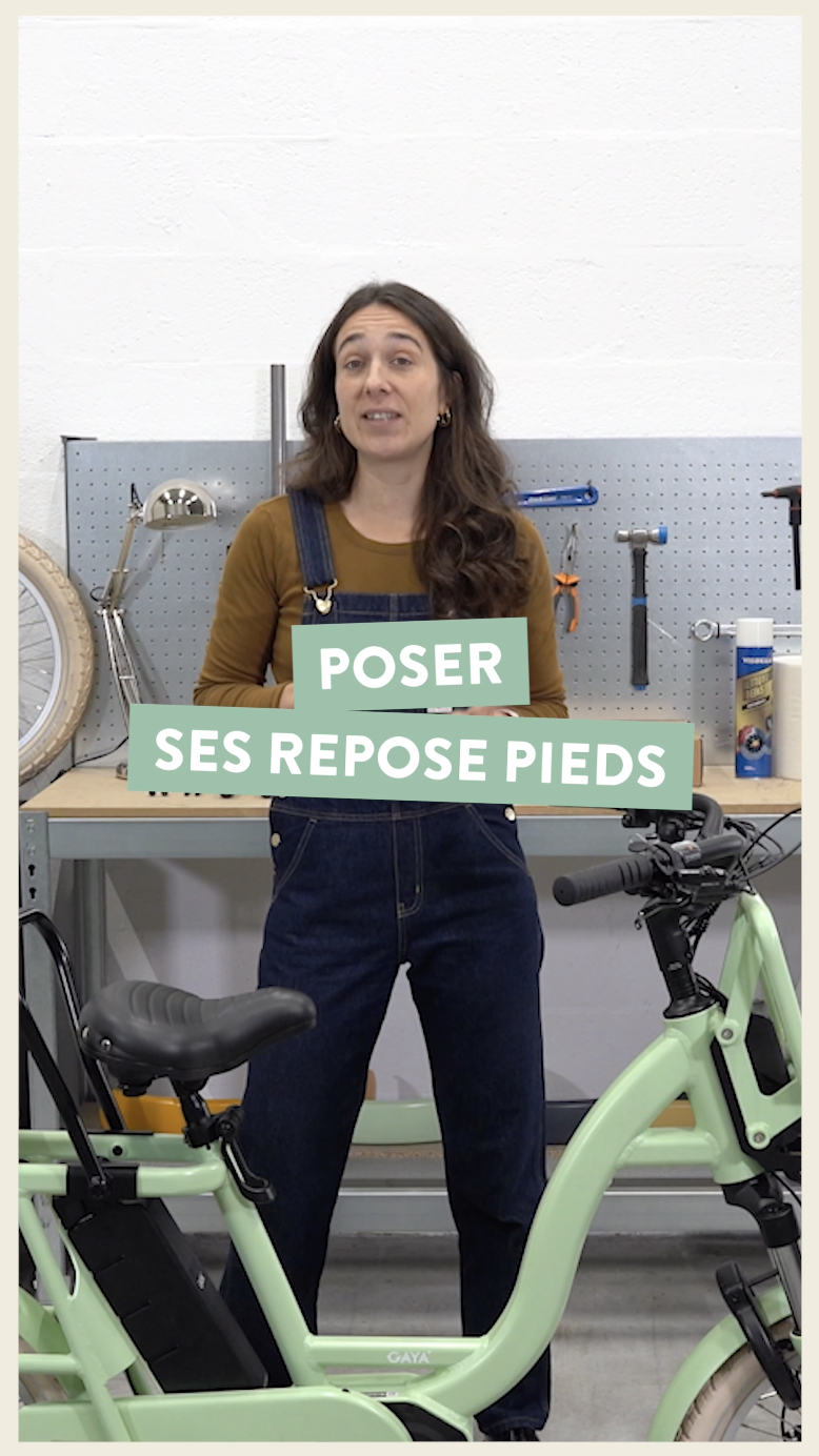 Poser ses repose-pieds